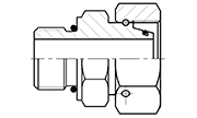 Hydraulic Fluid Power Connection Winner 24° Cone Connectors/Adapters