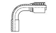 Hydraulic Fluid Power Winner Brand One Piece Hose Fittings – Standard