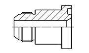 Hydraulic Fluid Power Connection Winner Flange  Connectors / Adapters