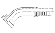 Hydraulic Fluid Power Winner Brand Two Piece Hose Fittings – Standard