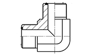 Hydraulic Fluid Power Connection Winner O-ring Face Seal Connectors / Adapters