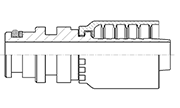 Hydraulic Fluid Power Winner Brand One Piece Hose Fittings – Standard