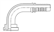 Hydraulic Fluid Power Winner Brand Two Piece Hose Fittings – Standard