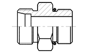 Hydraulic Fluid Power Connection Winner  SAE O-ring Boss Connectors / Adapters