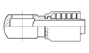 Hydraulic Fluid Power Winner Brand One Piece Hose Fittings – Standard