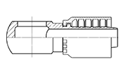 Hydraulic Fluid Power Winner Brand One Piece Hose Fittings – Spiral