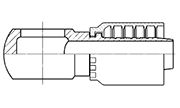 Hydraulic Fluid Power Winner Brand One Piece Hose Fittings – Standard