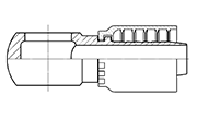 Hydraulic Fluid Power Winner Brand One Piece Hose Fittings – Spiral