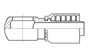 Hydraulic Fluid Power Winner Brand One Piece Hose Fittings – Standard