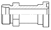 Hydraulic Fluid Power Connection Winner Flange  Connectors / Adapters