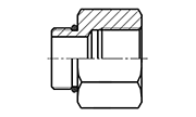 Hydraulic Fluid Power Connection Winner BSP Connectors / Adapters