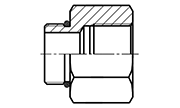 Hydraulic Fluid Power Connection Winner  SAE O-ring Boss Connectors / Adapters