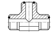 Hydraulic Fluid Power Connection Winner O-ring Face Seal Connectors / Adapters