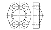 Hydraulic Fluid Power Connection Winner Flange  Connectors / Adapters