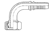 Hydraulic Fluid Power Winner Brand Two Piece Hose Fittings – Standard