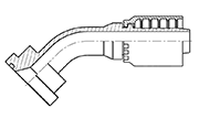 Hydraulic Fluid Power Winner Brand One Piece Hose Fittings – Spiral