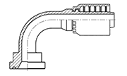 Hydraulic Fluid Power Winner Brand One Piece Hose Fittings – Standard