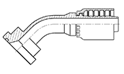 Hydraulic Fluid Power Winner Brand One Piece Hose Fittings – Standard