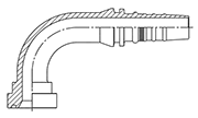 Hydraulic Fluid Power Winner Brand Interlock Hose Fittings