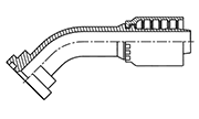 Hydraulic Fluid Power Winner Brand One Piece Hose Fittings – Standard