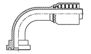 Hydraulic Fluid Power Winner Brand One Piece Hose Fittings – Standard