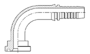 Hydraulic Fluid Power Winner Brand Two Piece Hose Fittings – Spiral