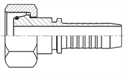 Hydraulic Fluid Power Winner Brand Two Piece Hose Fittings – Standard