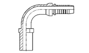 Hydraulic Fluid Power Winner Brand Two Piece Hose Fittings – Standard