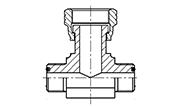 Hydraulic Fluid Power Connection Winner O-ring Face Seal Connectors / Adapters