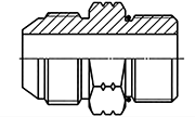 Hydraulic Fluid Power Connection Winner  SAE O-ring Boss Connectors / Adapters