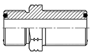 Hydraulic Fluid Power Connection Winner O-ring Face Seal Connectors / Adapters