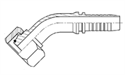 Hydraulic Fluid Power Winner Brand Two Piece Hose Fittings – Standard