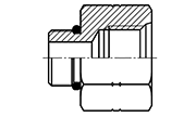 Hydraulic Fluid Power Connection Winner  SAE O-ring Boss Connectors / Adapters