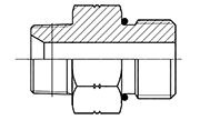 Hydraulic Fluid Power Connection Winner  SAE O-ring Boss Connectors / Adapters