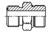 Hydraulic Fluid Power Connection Winner O-ring Face Seal Connectors / Adapters