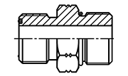 Hydraulic Fluid Power Connection Winner  SAE O-ring Boss Connectors / Adapters