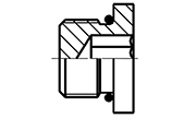 Hydraulic Fluid Power Connection Winner  SAE O-ring Boss Connectors / Adapters