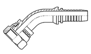 Hydraulic Fluid Power Winner Brand Two Piece Hose Fittings – Standard