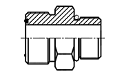 Hydraulic Fluid Power Connection Winner O-ring Face Seal Connectors / Adapters