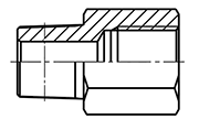 Hydraulic Fluid Power Connection Winner NPT Connectors / Adapters