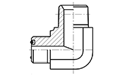 Hydraulic Fluid Power Connection Winner O-ring Face Seal Connectors / Adapters