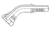 Hydraulic Fluid Power Winner Brand Two Piece Hose Fittings – Standard