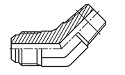 Hydraulic Fluid Power Connection Winner BSPT  Connectors / Adapters