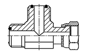 Hydraulic Fluid Power Connection Winner O-ring Face Seal Connectors / Adapters