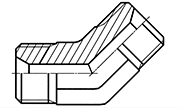 Hydraulic Fluid Power Connection Winner 60° Cone  Connectors / Adapters – BSP Thread