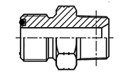 Hydraulic Fluid Power Connection Winner O-ring Face Seal Connectors / Adapters