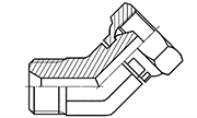 Hydraulic Fluid Power Connection Winner 60° Cone  Connectors / Adapters – BSP Thread