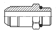 Hydraulic Fluid Power Connection Winner  SAE O-ring Boss Connectors / Adapters