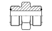 Hydraulic Fluid Power Connection Winner O-ring Face Seal Connectors / Adapters