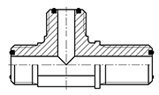 Hydraulic Fluid Power Connection Winner O-ring Face Seal Connectors / Adapters